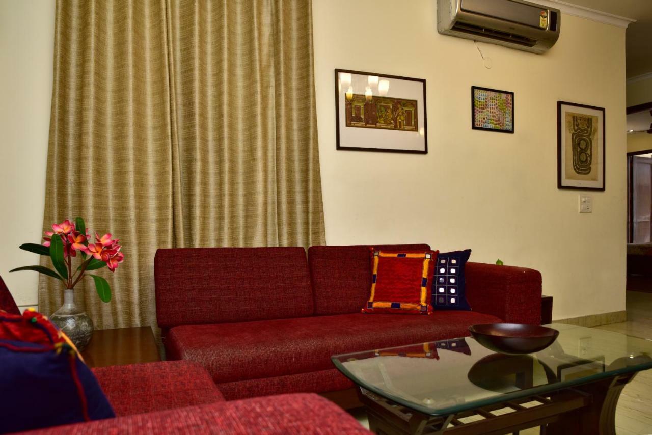 2Bhk Comfortable Furnished Serviced Apartments In Hauz Khas - Woodpecker Apartments New Delhi Ngoại thất bức ảnh